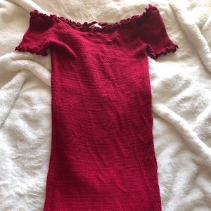 Red Bodycon Mini Dress